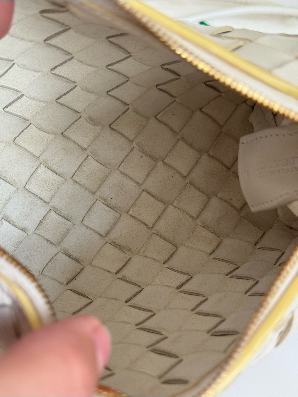 Bottega Veneta Nappa Intrecciato Mini Loop Camera Bag White 💫 - Picture 13 of 15
